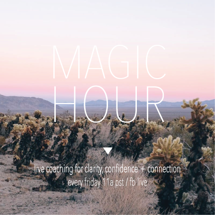 Announcing: MAGIC HOUR! Facebook Live, Every Friday